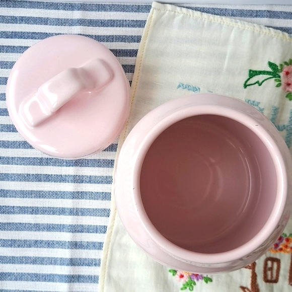 Rae Dunn Artisan Collection by Magenta Pink Jelly Beans Baby Canister Lid 2020 - Picture 6 of 10